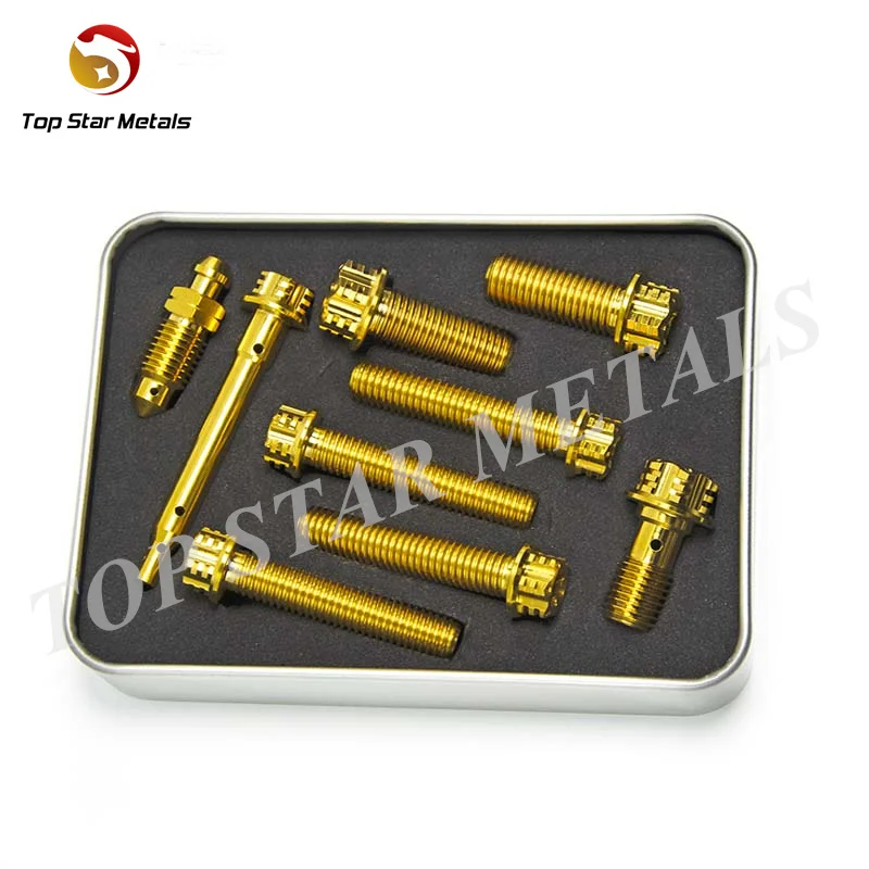 TITST  Titanium Brake Lever Bolts Kit for Brembo RCS/RCS CC Left and Right Brake Master Cylinder