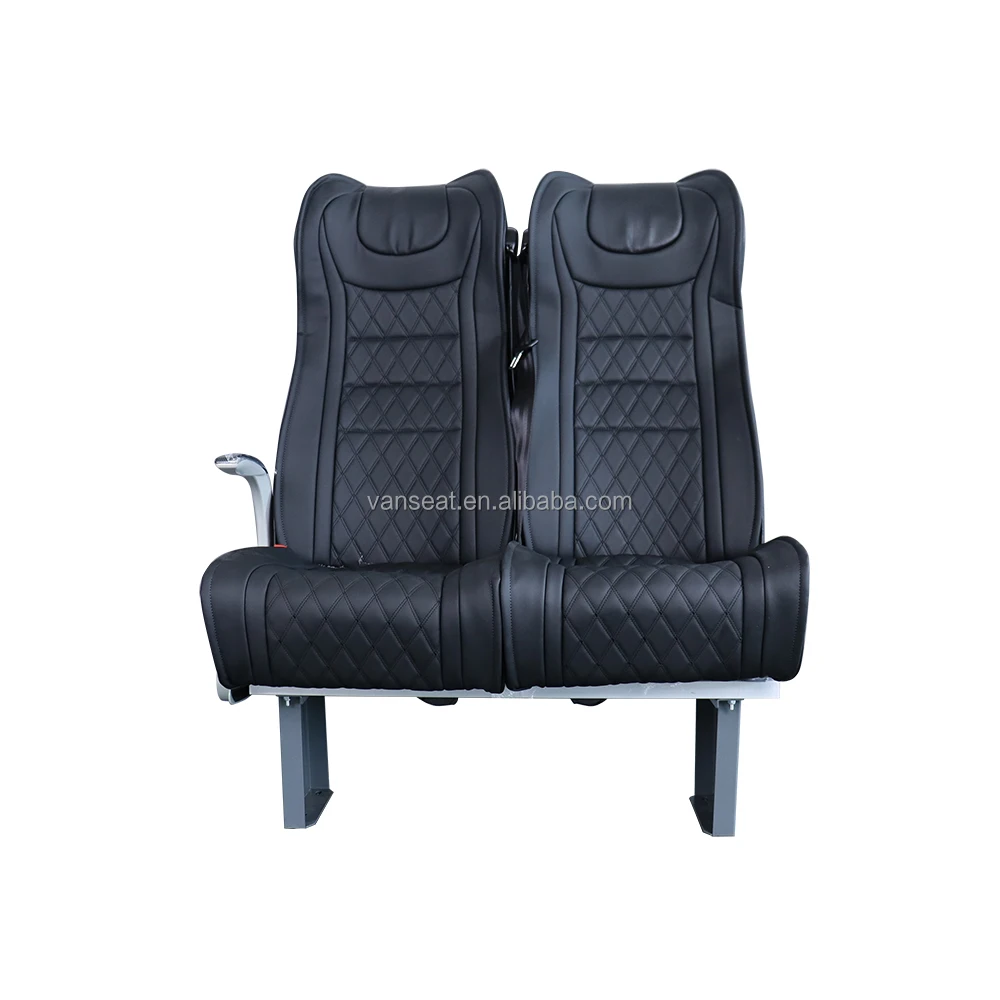 2024 Wholesale Manual Bus Seat Foldable Single Passenger Seats Double Bench Chair With Armrest