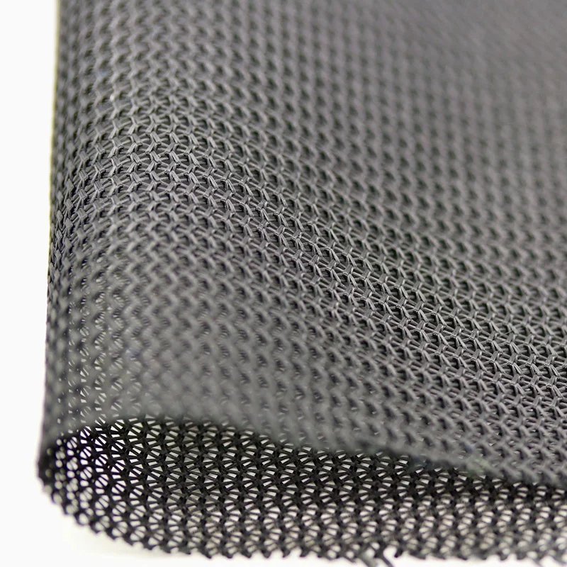 Hot selling China direct manufacturer soft spider  warp  big hole polyester knitted mesh fabric,big hole