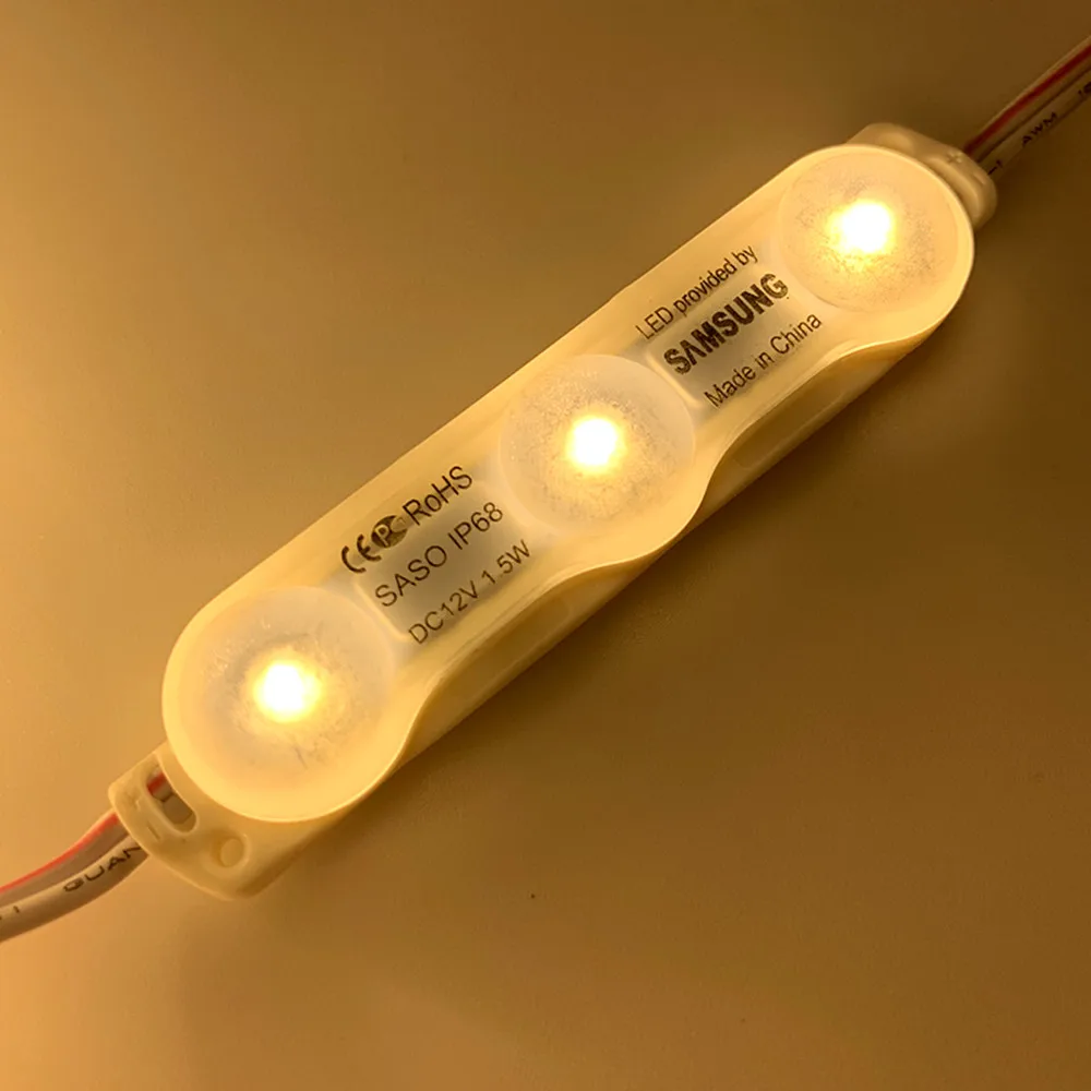 DC12V 5 Year Warranty SMD 5730 signage module 3 led injection module for lighting box modl led