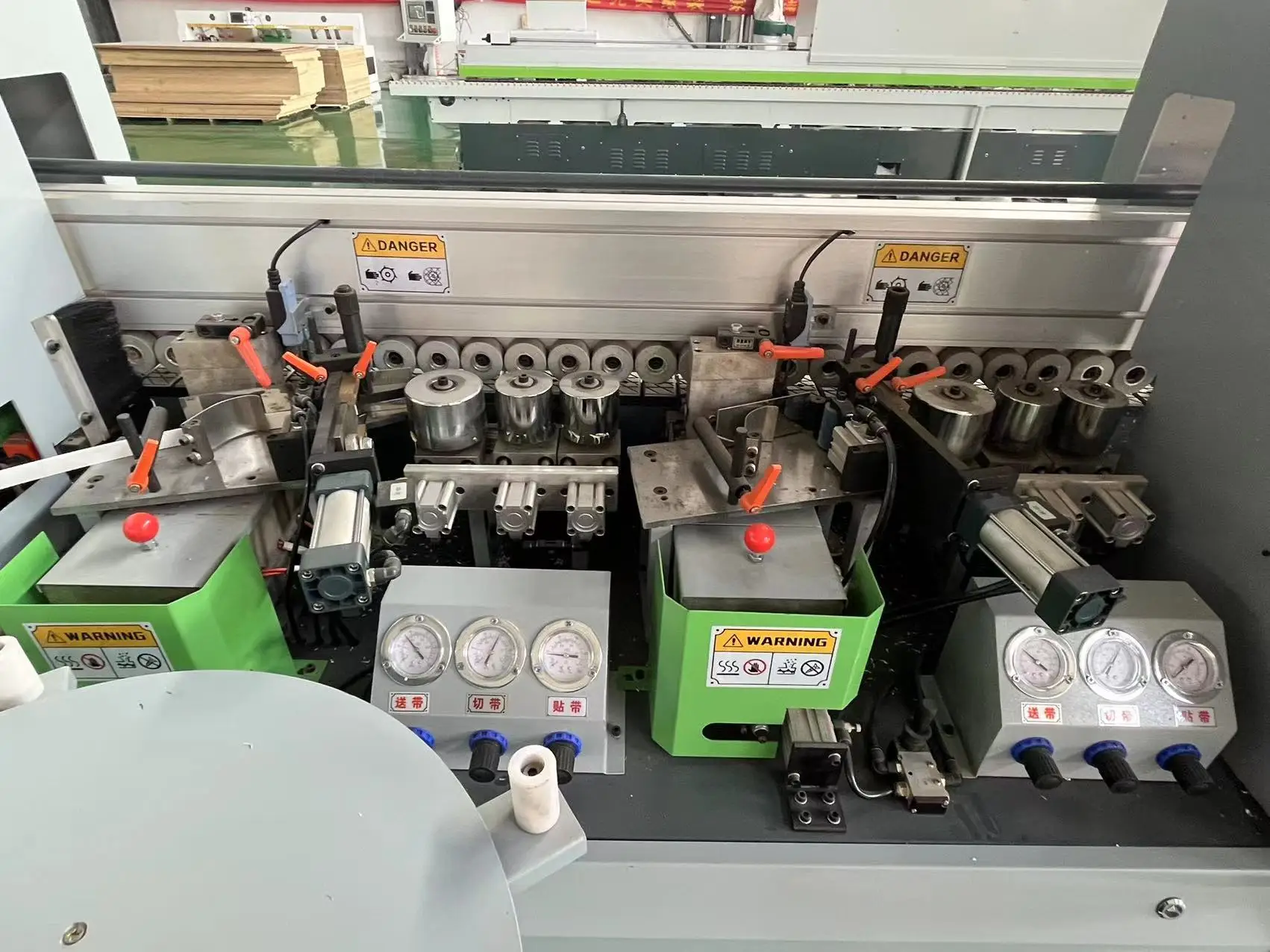Automatic PVC Edge Banding Machine for Wood Furniture Straight Edge Bander New Motor Core Component