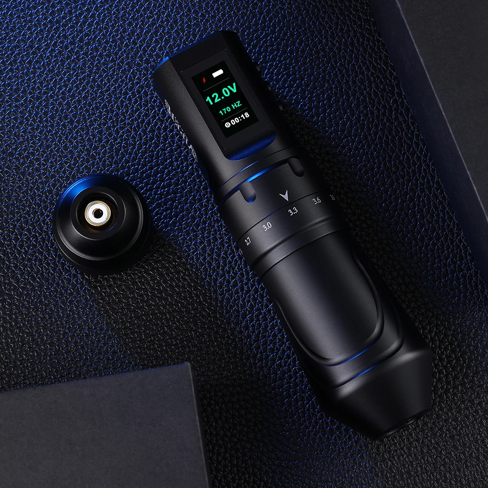 Tattoo Pen Machine 2.2 to 4.2mm Strokes adjustable Tattoo SMP Tattoo Machine Wireless