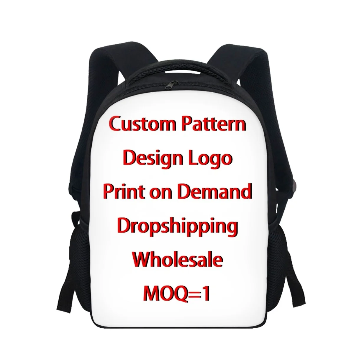 Wholesale Custom Burger Coke pizza doughnut ice cream picnic elemens Pattern 12 inch Student Multifunctional waterproof Backpack