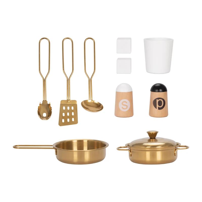 Wooden Kitchen Toys Children Simulation Cooking Games Large Cooking Set Pretend Play Toys for Kids
