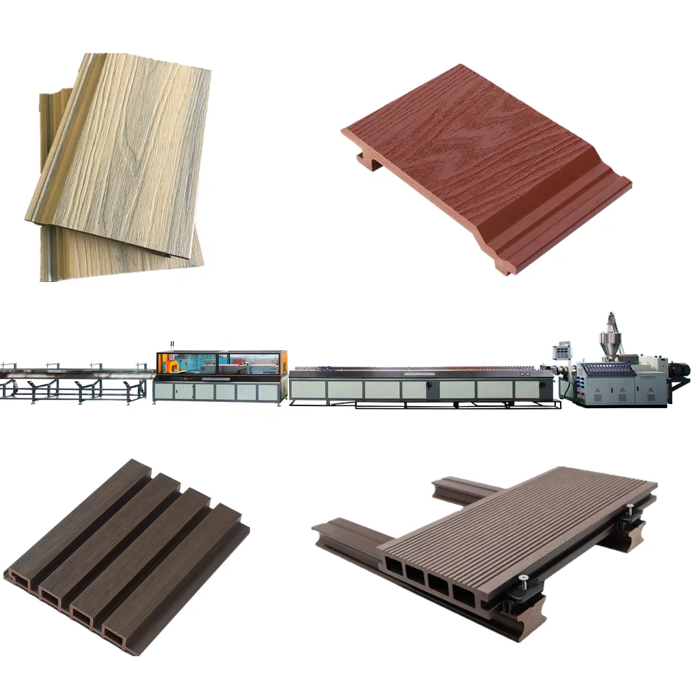 Wood Plastic Composite Machine for making WPC fence,WPC wall panel WPC Profile Machine