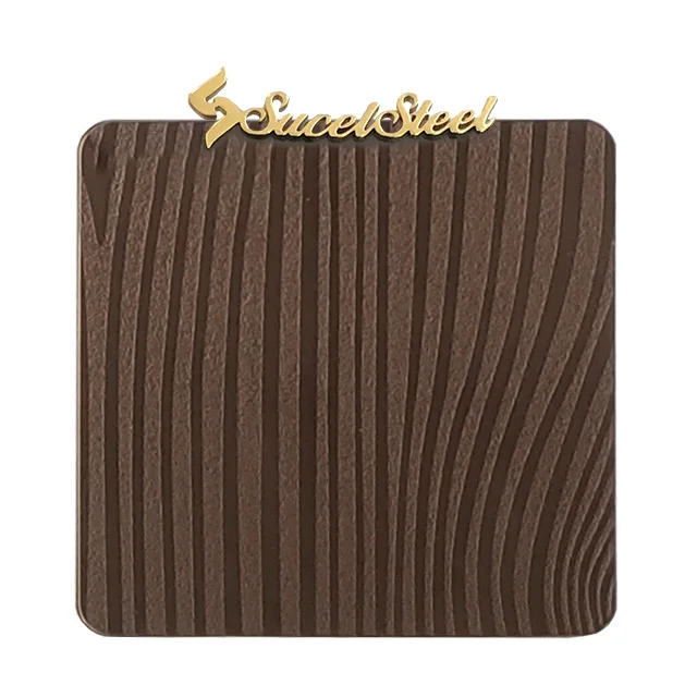 Sucel Metal Customized Etched Design Elevator Stainless Steel  Decorative Panel Door Sheet