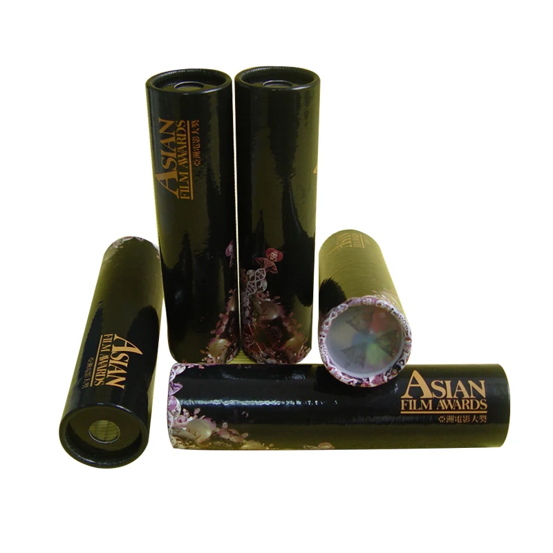 
Factory customized logo printing health gift wrapping paper can paper tube round carton 