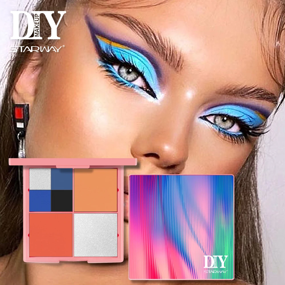 Popular 3D Printing Diy Eyeshadow Pans Magnetic Eyeshadow Palette Diy High Pigment Diy Glitter Eyeshadow