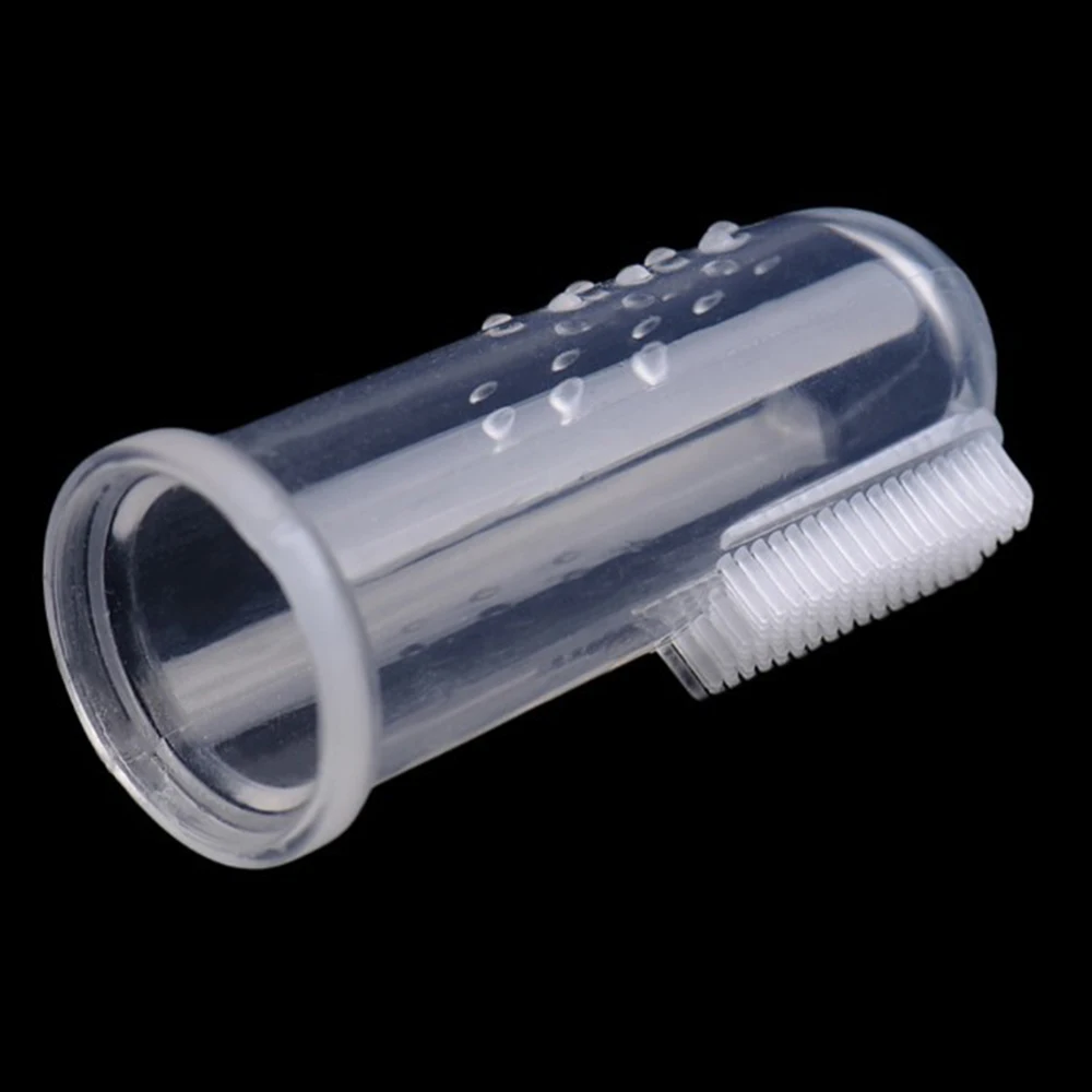 high quality dog toothbrush silicone approved new dog soft finger toothbrush nontoxic for dog pet teeth dental care
