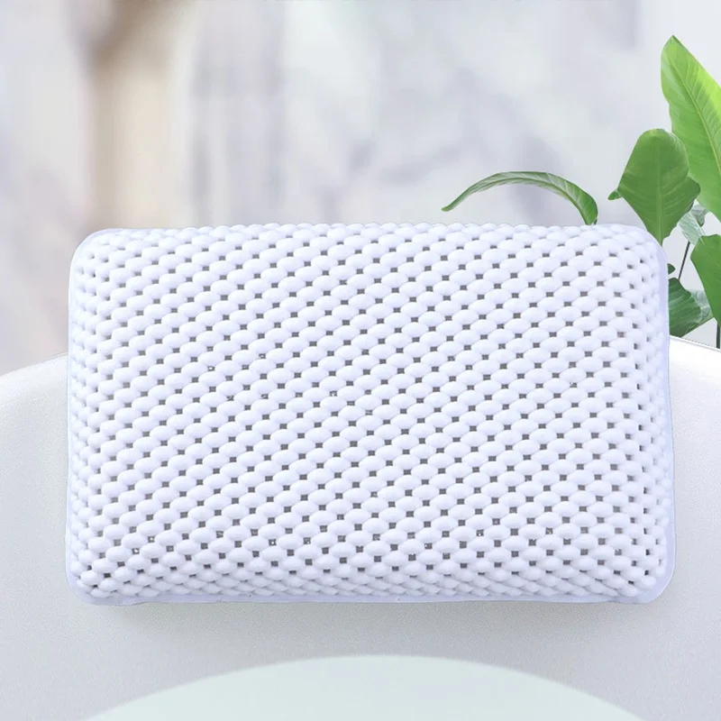 Небольшая Нескользящая подушка для мытья подголовника присоска ванной бассейна