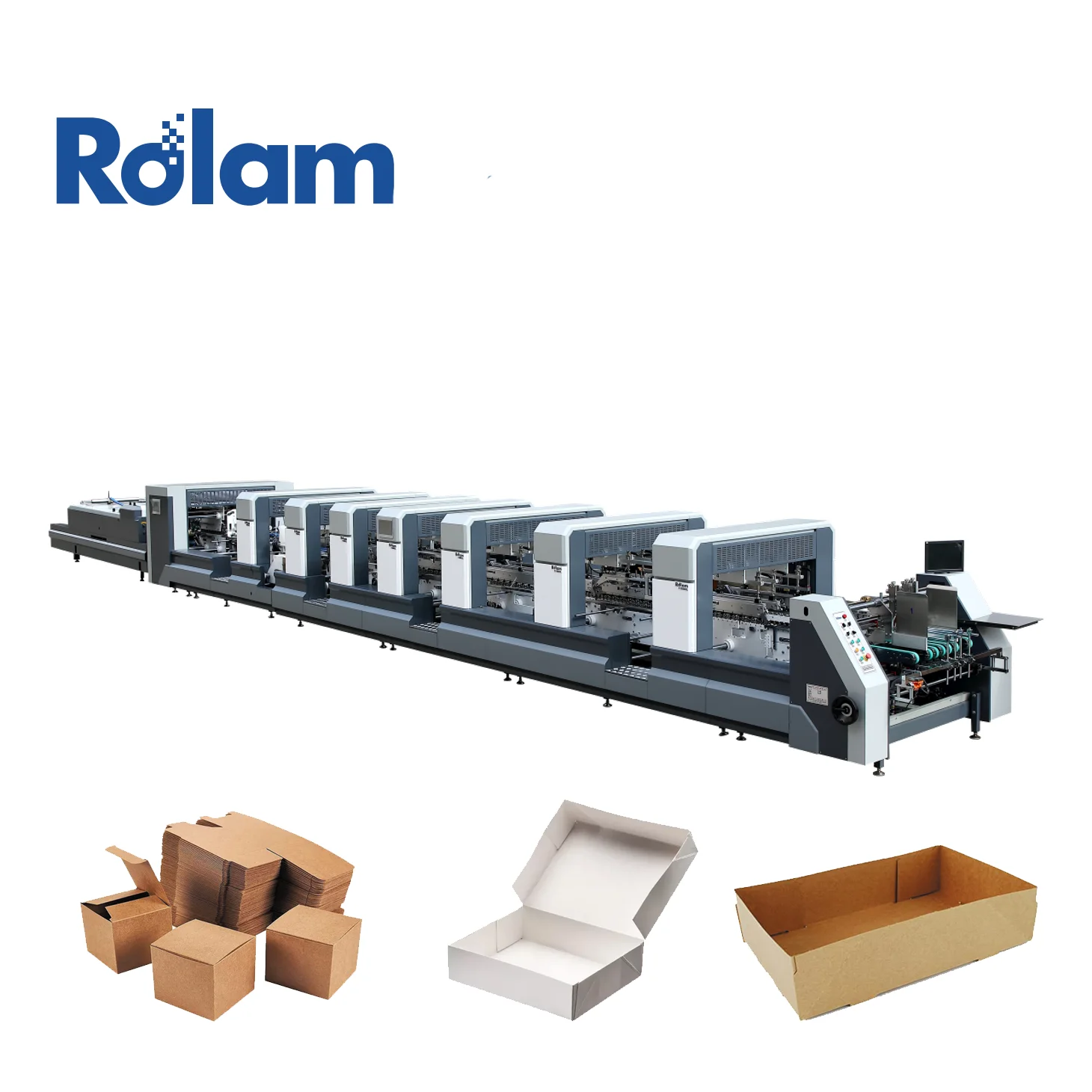 Rolam 1100XL серии High-End памяти управление особой формы коробка машина для склейки папок