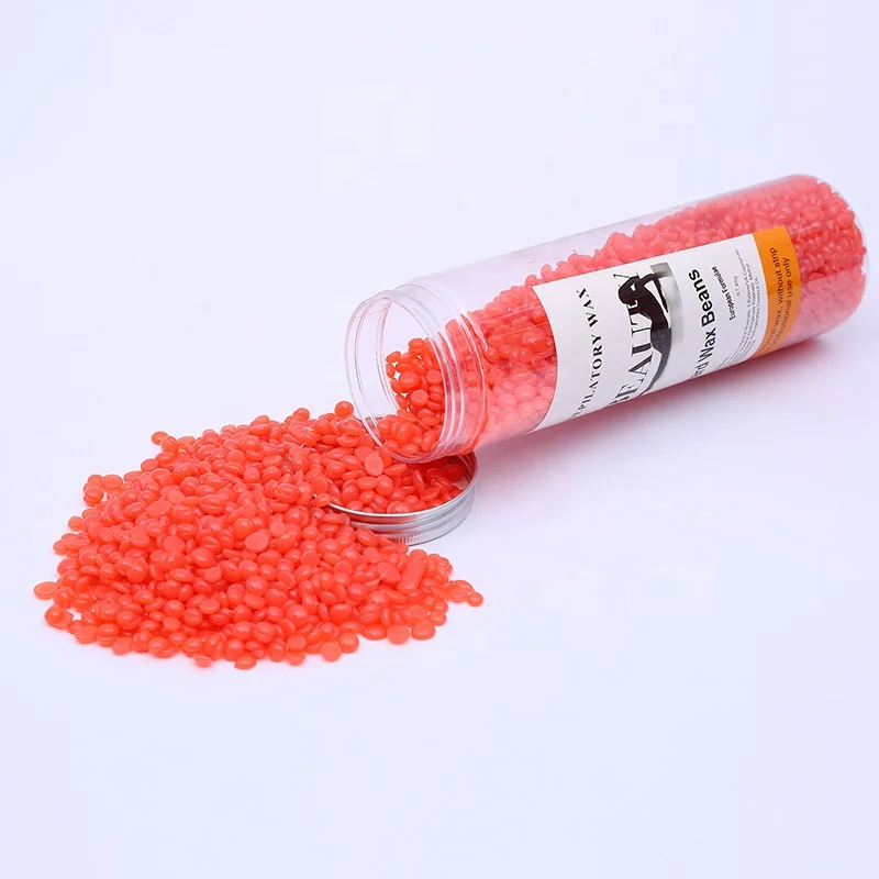 Wholesale Price Bottle Packaging Hair Removal Waxing For Wax Warmer Hot Depilatory Hard Wax Beans 400g 500g 1000g
