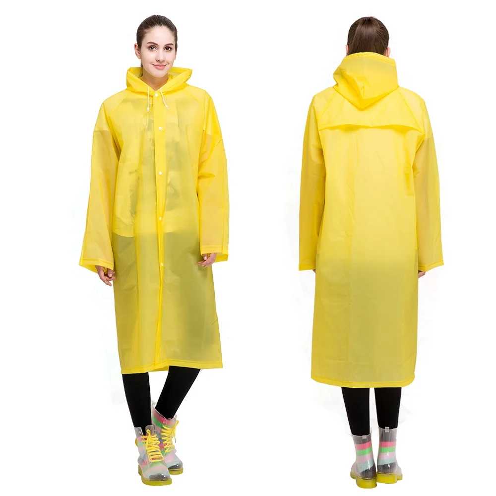Adult plastiv EVA raincoat waterproof custom safety full body