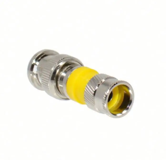 BNC Male Quad Shield Compression Connector For RG6 Adapter