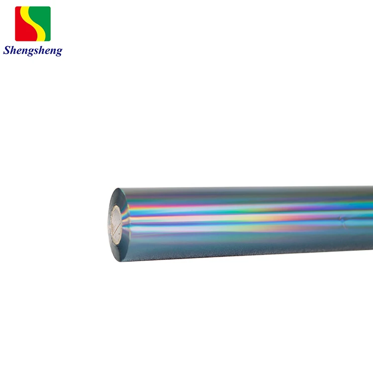 High Quality Customized Colorful Holographic Foil Hot Stamping Foil For Textile Fabric Leather
