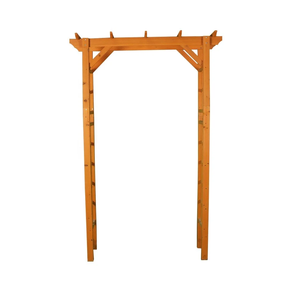 Custom Low Price Garden Arches Wooden Garden Arch Outdoor Garden Arch for Climbing Plants