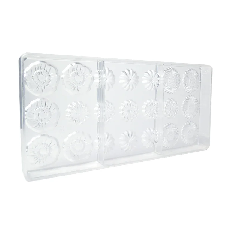 Customized Round Shape Hard Material Polycarbonate DIY PS Custom Chocolate Mold