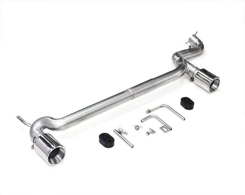 SYPES Серебряный Однорядный глушитель из нержавеющей стали и углеродного волокна для выхлопной трубы 1 0 t Civic