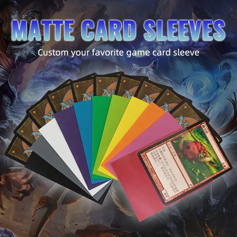 Производитель оптовая продажа стандартный размер 100 защитные рукава для карт