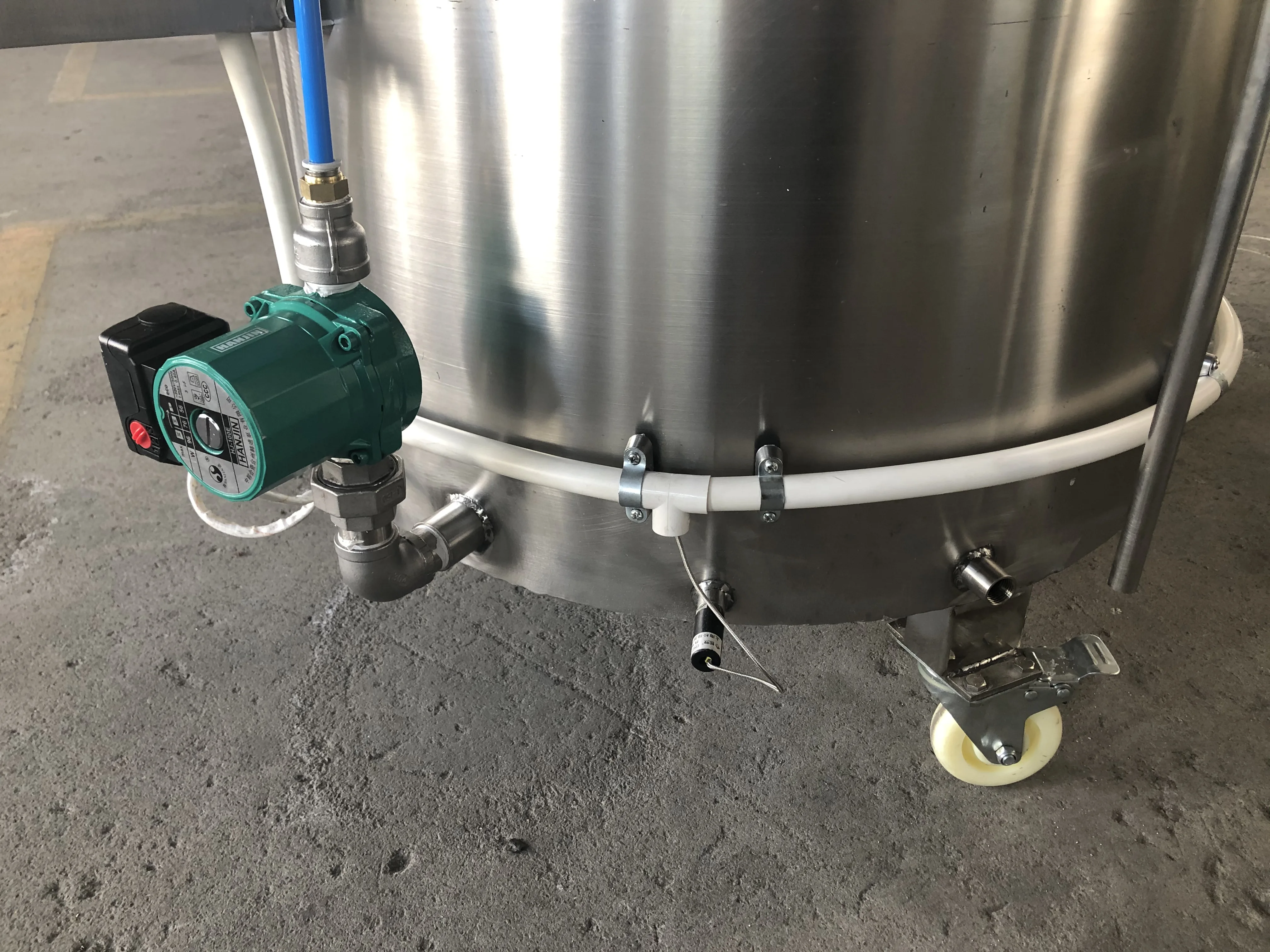 Stainless steel electrical heating mixing agitator storage holding chocolate melting tank