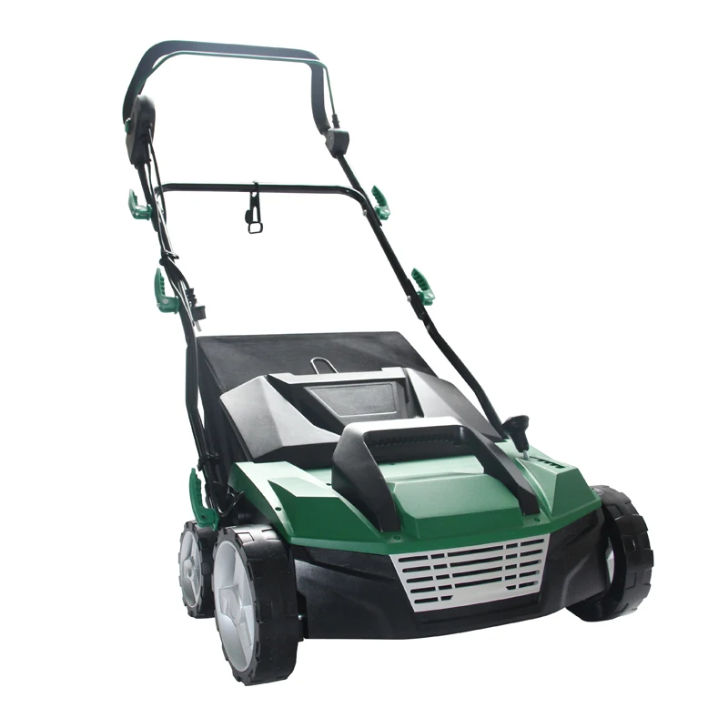 Green Lawn Dethatcher Electric Scarifier with Collection Bag