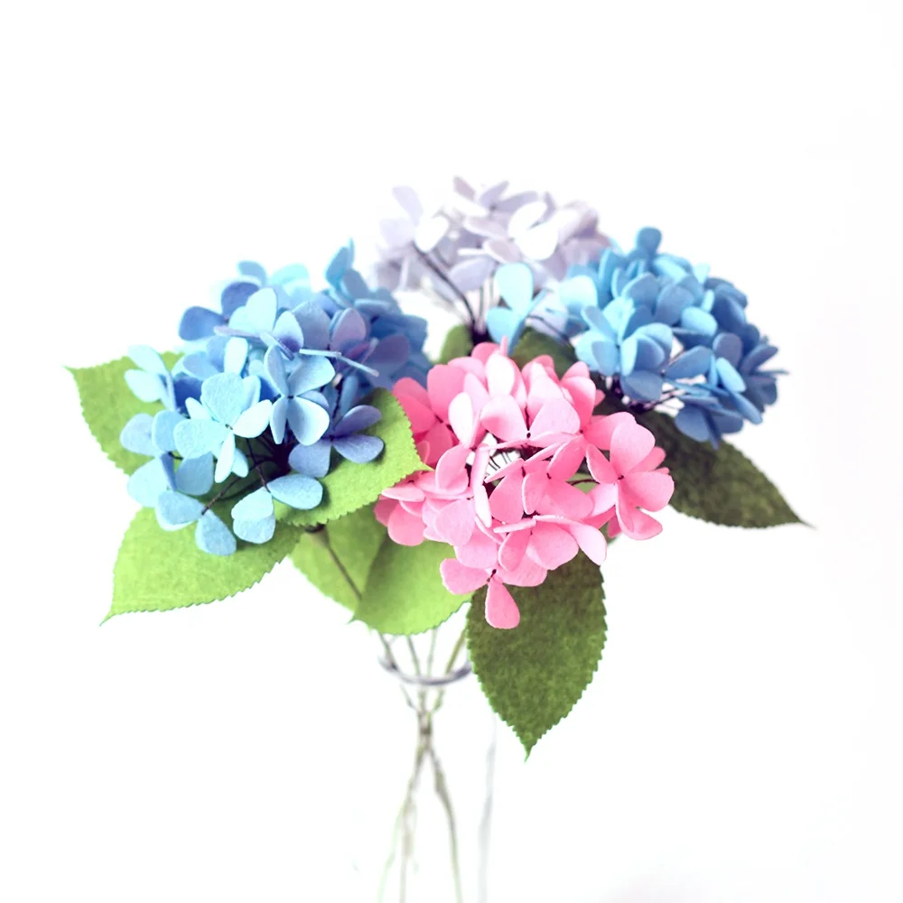 Well Tailored Pre-cut Non Woven Cloth Felt DIY Craft Kits Artificial Flower Making Supplies Set