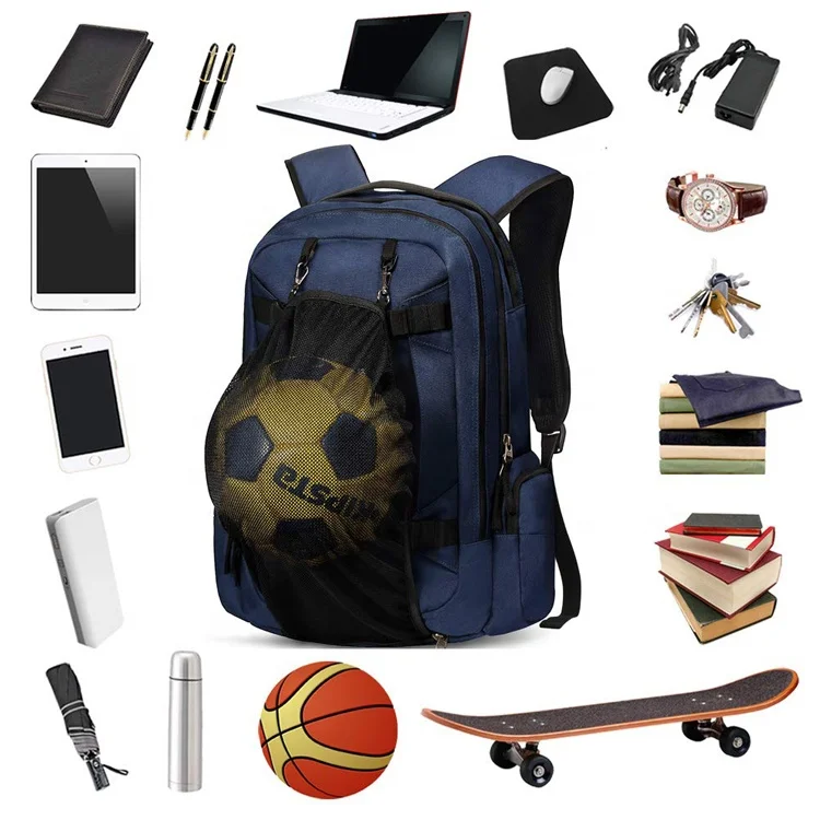 Hot-Sell Skateboard Basketball Soccer Backpack New Waterproof Gym Bag College Casual Travel Sports Backpack For Men