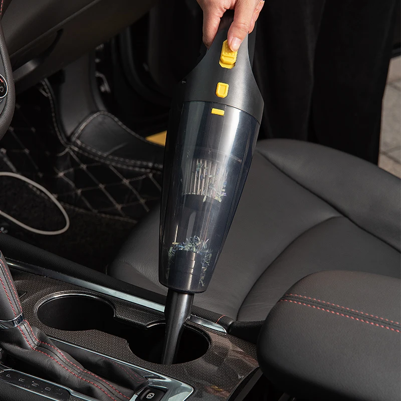 Ручной автомобильный пылесос BOOMJOY с аккумулятором гибкий беспроводной портативный мини-пылесос для влажной и сухой уборки автомобиля