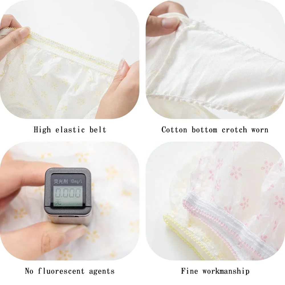 Soft Comfortable Suitable Disposable Women Panties For Travel Hotels And Other Emergencies