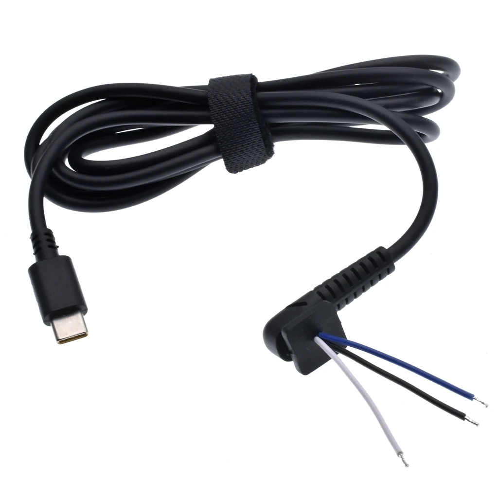 Кабель с разъемом USB типа C для зарядки кабель постоянного тока разъем кабель адаптера питания для ноутбука Lenovo 45 Вт 65 Вт адаптер USB C разъем питания шнур 1,8 м