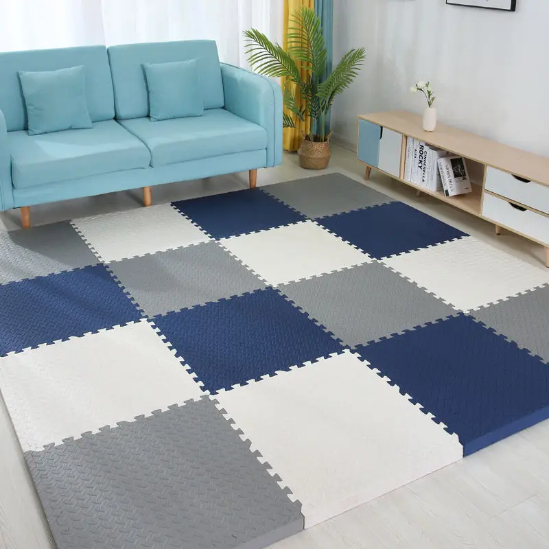 Lifttop Floor Mat Tiles Fluffy Carpet Jigsaw Mats Eva Interlocking Area Play Rug Kids Exercise Gym Cushion Crawling Climbing Mat