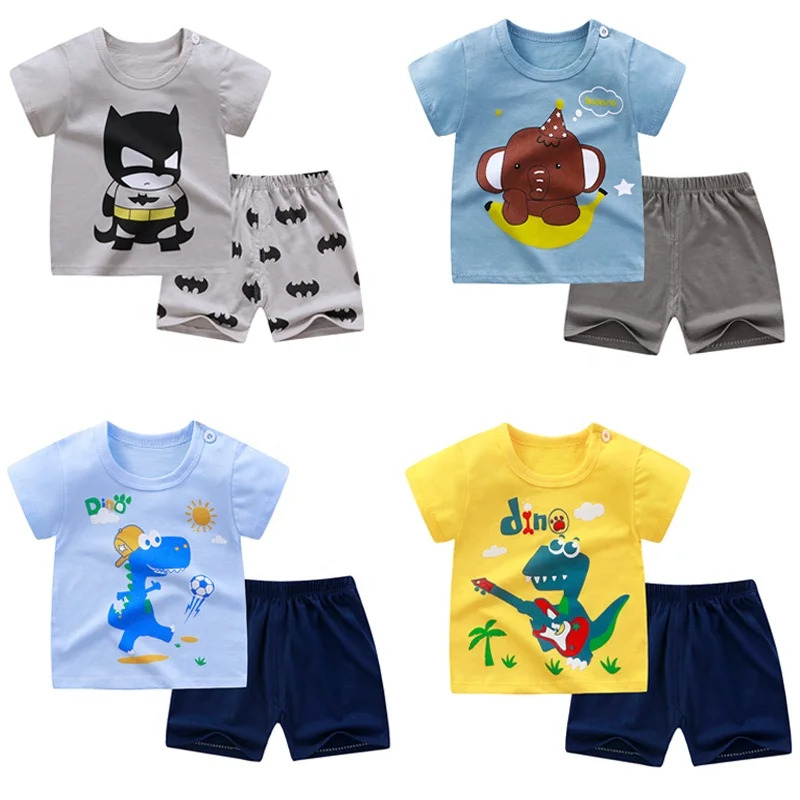Bulk Wholesale Elegant Fashion Children Boutique Baby Clothing Sets Boys and Girls Clothes Sets Pure cotton