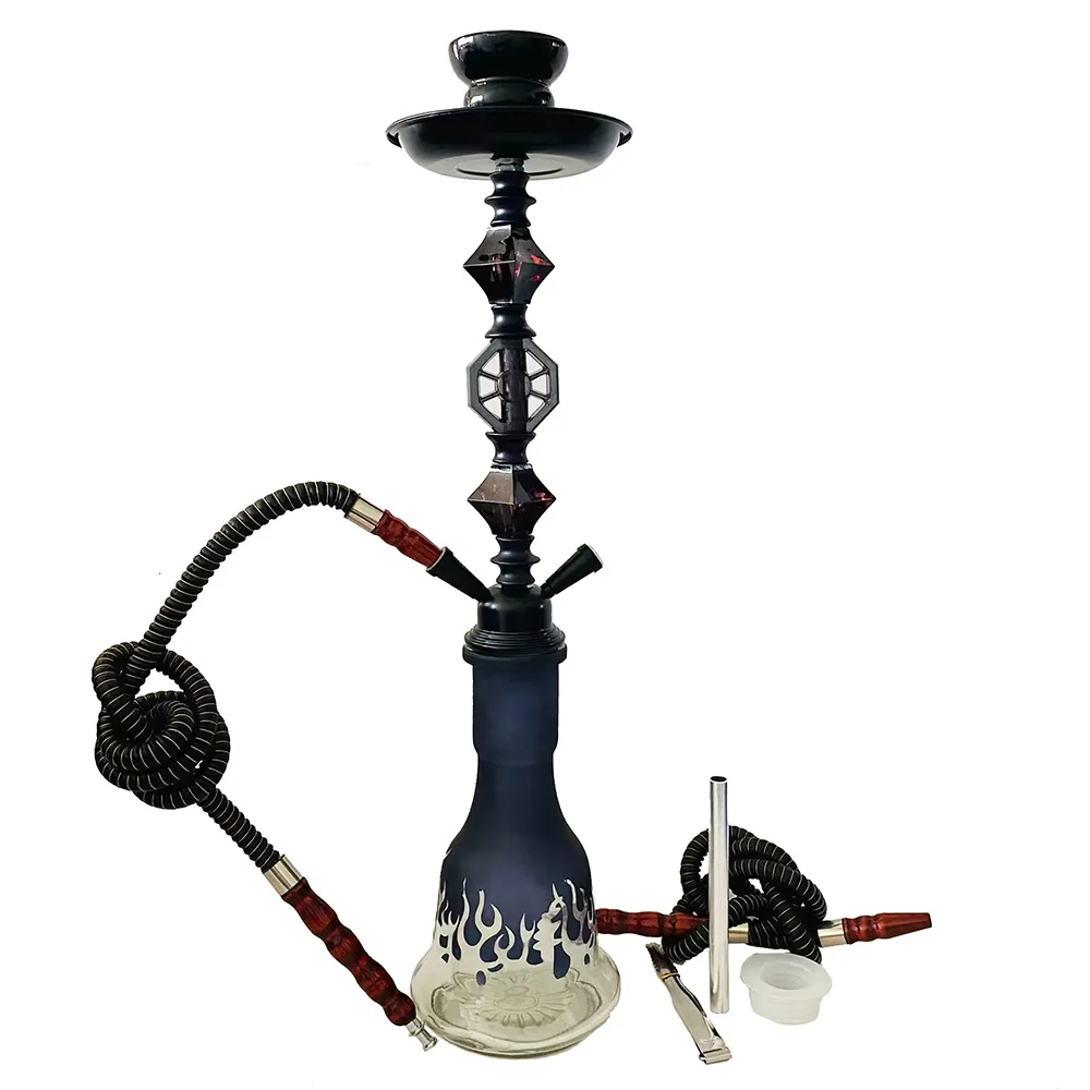 Arabian hookah double hose medium hookah set water pipe smoke high-grade shisha