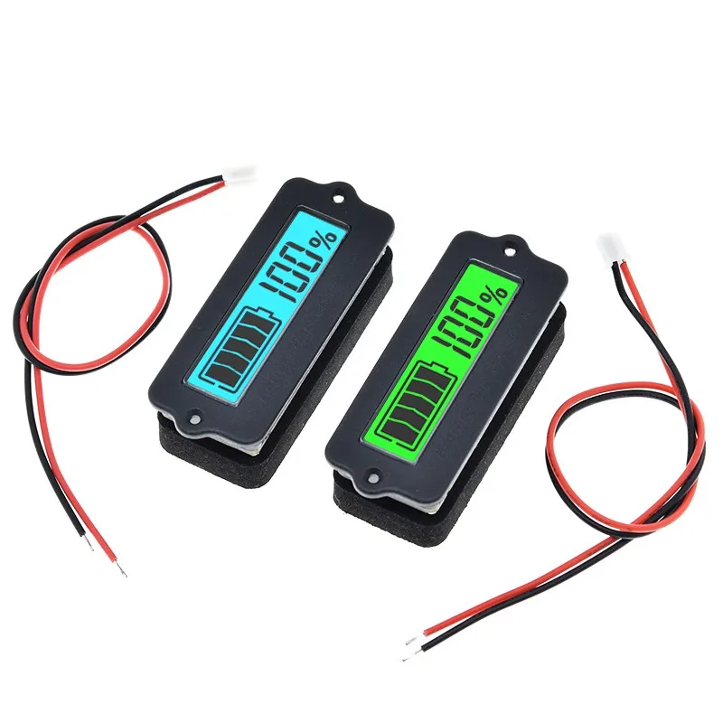 12V LY6W Lead Acid LiPo Battery Capacity Indicator LCD Display Battery Capacity Meter Power Detect Digital IC Tester Voltmeter