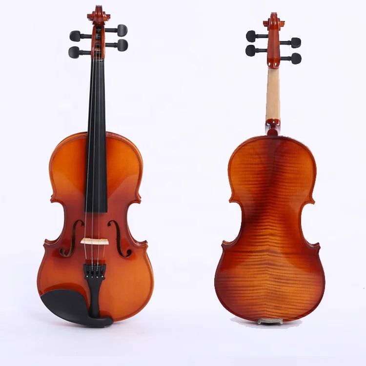 Popular brand student violin Handmade Art flamed violin Ordinary  wood violin