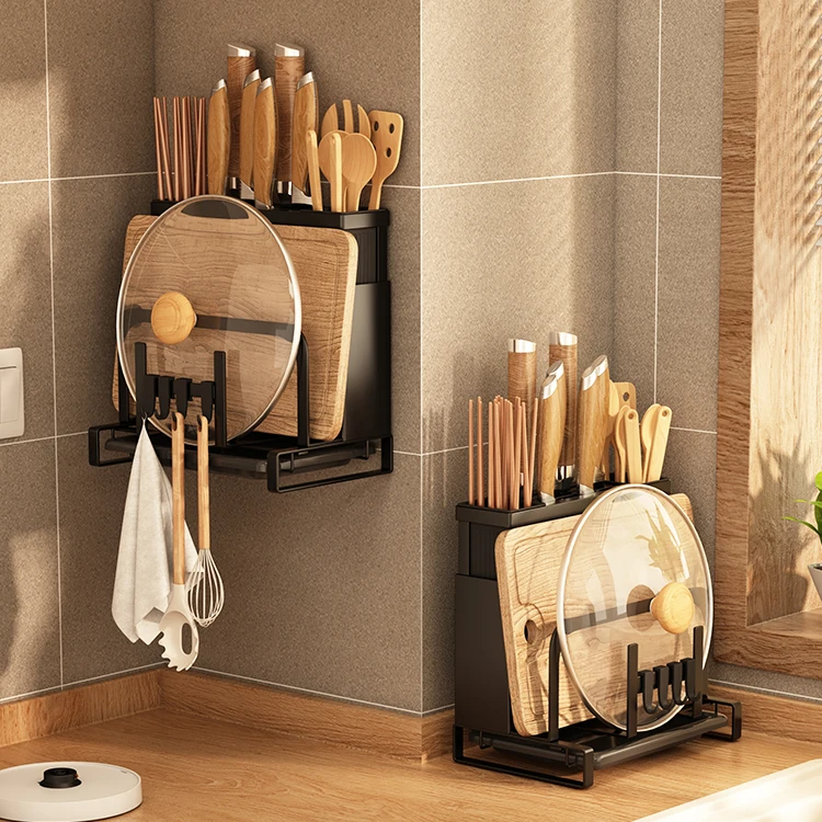 Knife rack pot cover rack cutting board cutting board rack