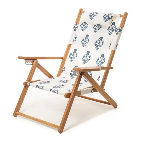  Luxury Customied Design Color OEM Folding Beach Chair Backpack OKL INDIAN BLOCK PRINT Tommy Bahama