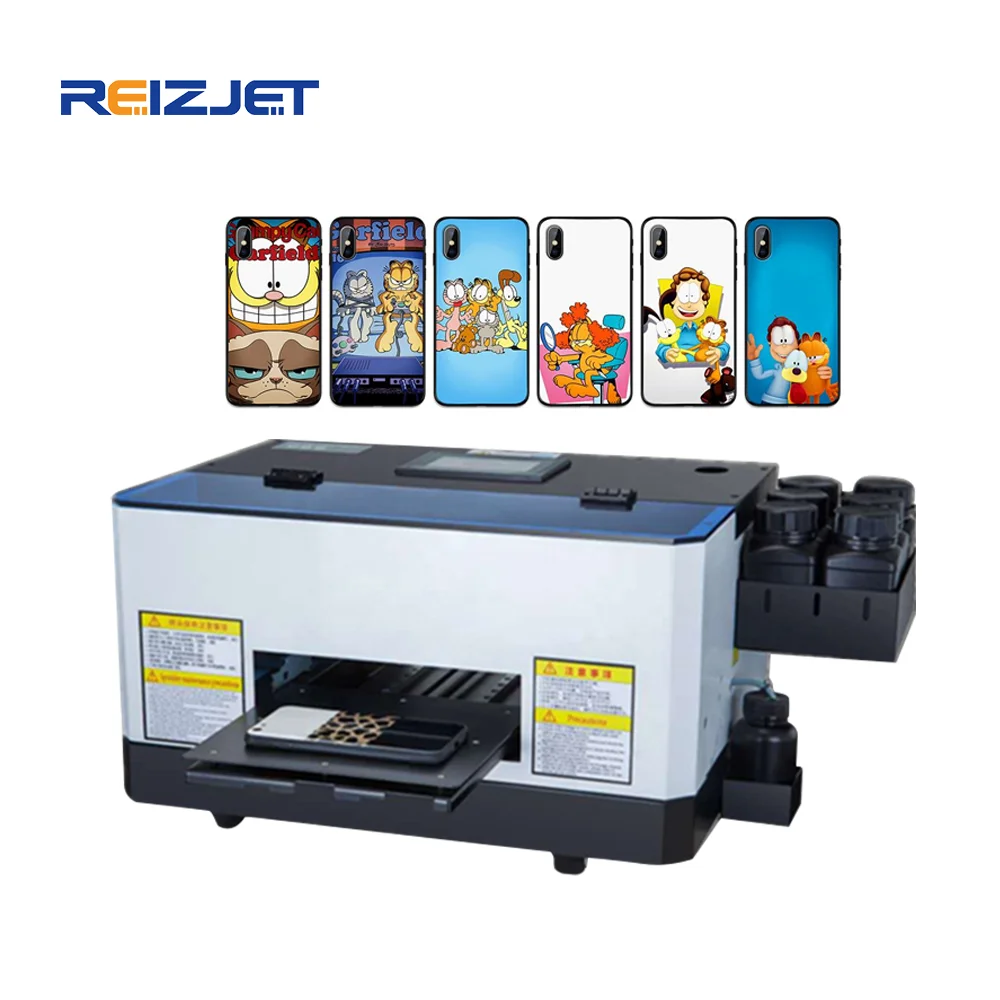 Small Machine Size Desktop Flat UV Printer Customized  Phone Case Printing Machine for Card Acrylic Wood Metal PVC