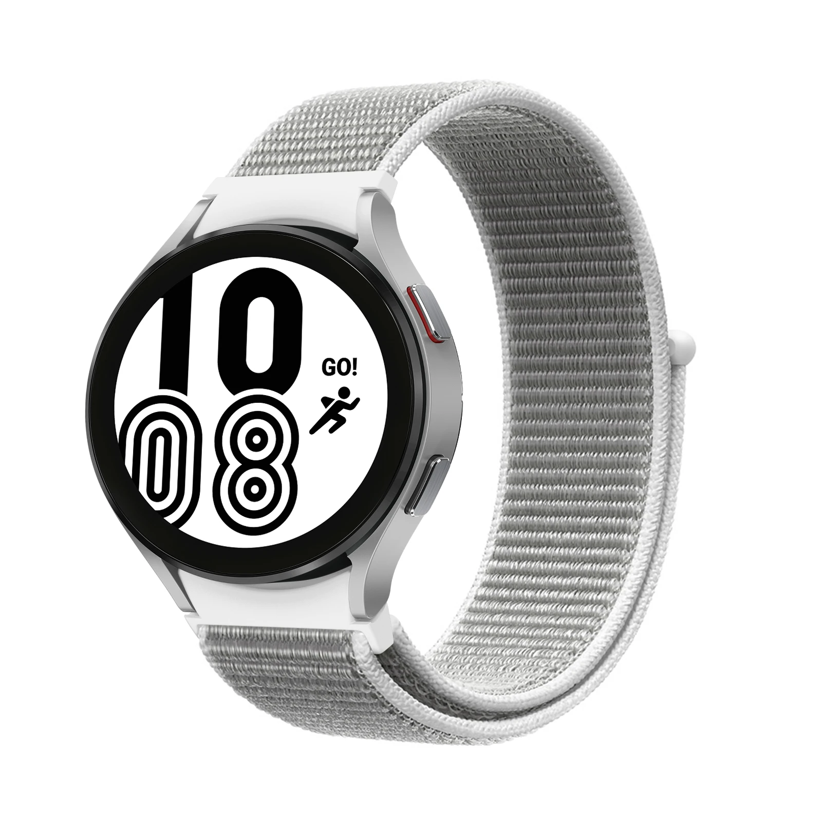 RYB 20mm Soft Adjustable Nylon Sport Band For Galaxy Watch 5 Pro Band 45mm/Watch 6 4 Classic Band 42mm 46mm 43mm 47mm