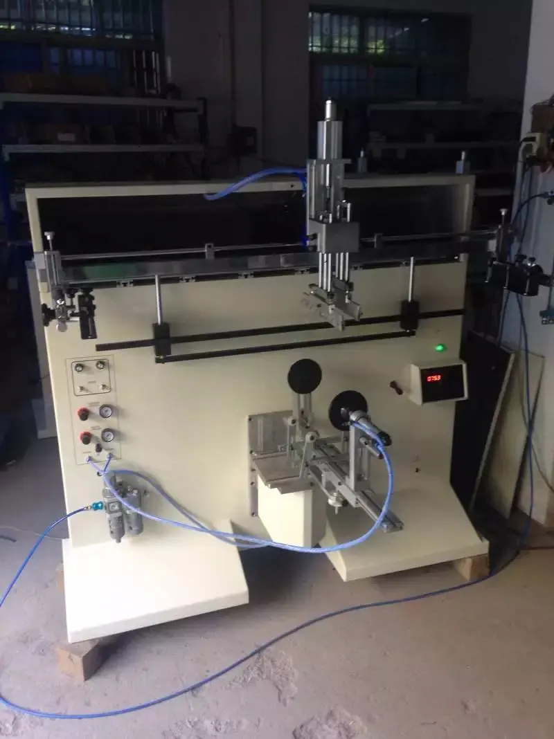 Automatic Plastic Coffee Tea Cup Curved Screen Printing Machine Price