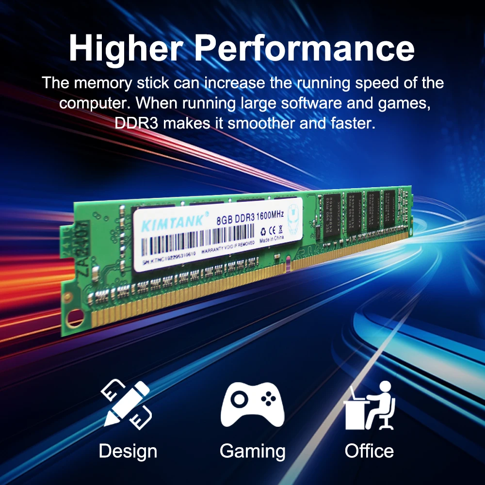 KIMTANK оригинальная оперативная память DDR3 4 ГБ 8 1600 мГц 1333 204 1 5 VDIMM модуль памяти ноутбука для настольного компьютера