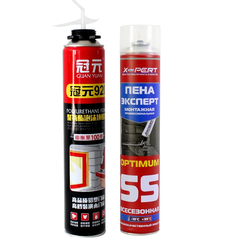 500ml grade a  pu foam sealant foam caulk