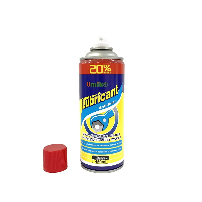 Professional MoS2 Multifunctional Oil Anti Rust Universal Lubricant Oil Similar With Sonax