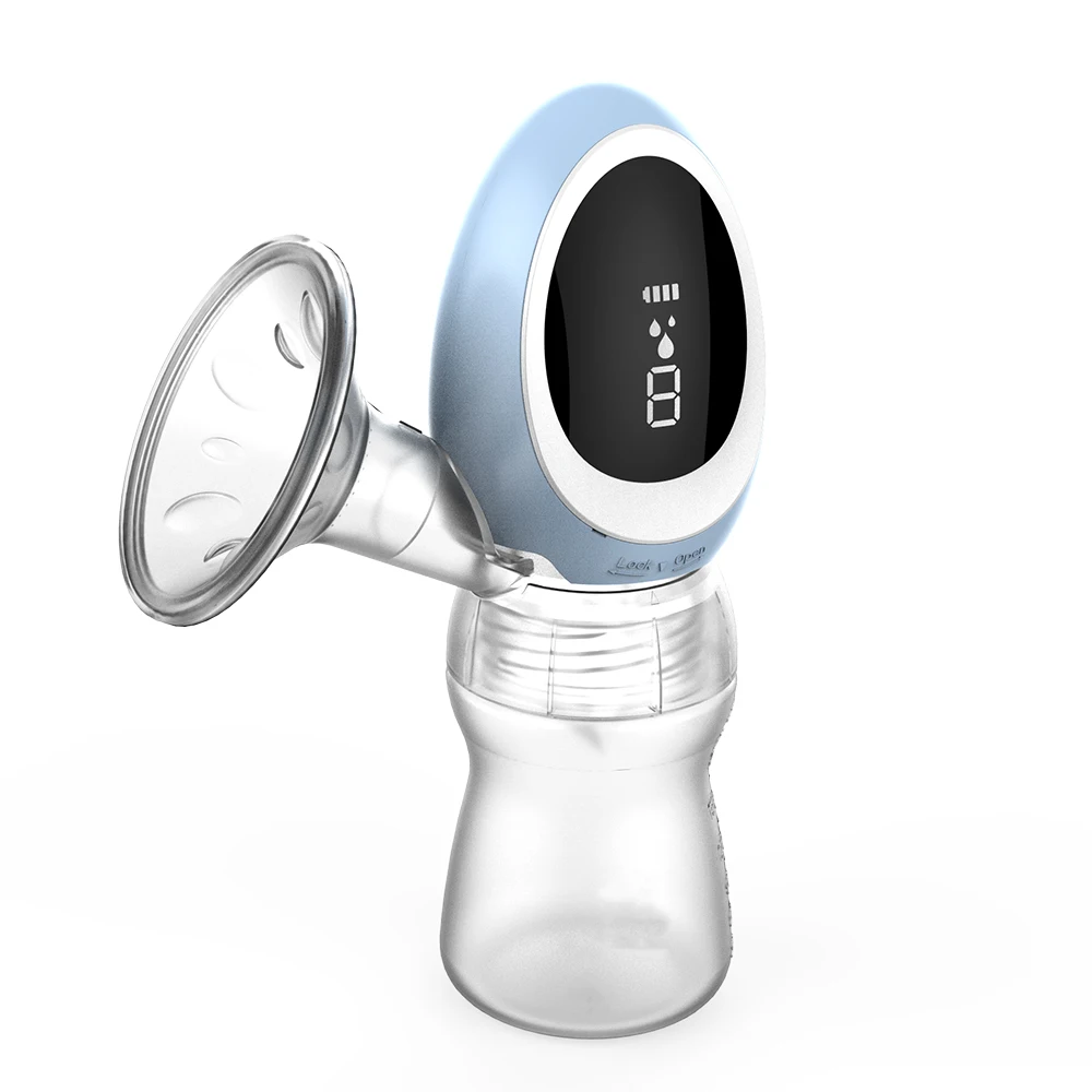 New Products Multi-function Smart Portable Hands Free Silicone breast milk pump, Electric Wearable Wireless Breast Pump