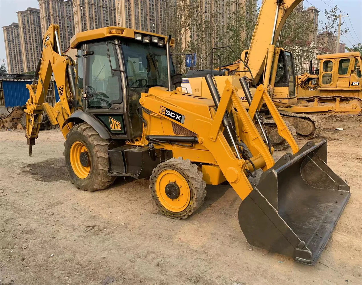 Lower Working Hours Used Original JCB 3cx 4cx backhoe loader second hand wheel loader in Hot Sale with Good Condition