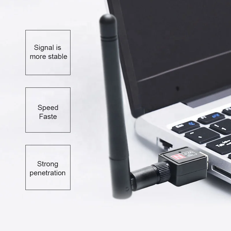 802.11n 300Mpbs Wifi приемник USB 2 0 Беспроводной адаптер Dognle