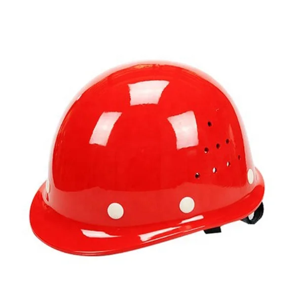High quality fiber glass safety helmet construction