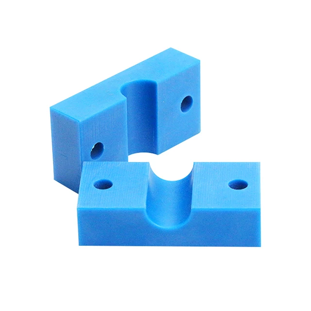Wear Resistant CNC machining nylon cable plastic clamp Plastic Tube Clamps