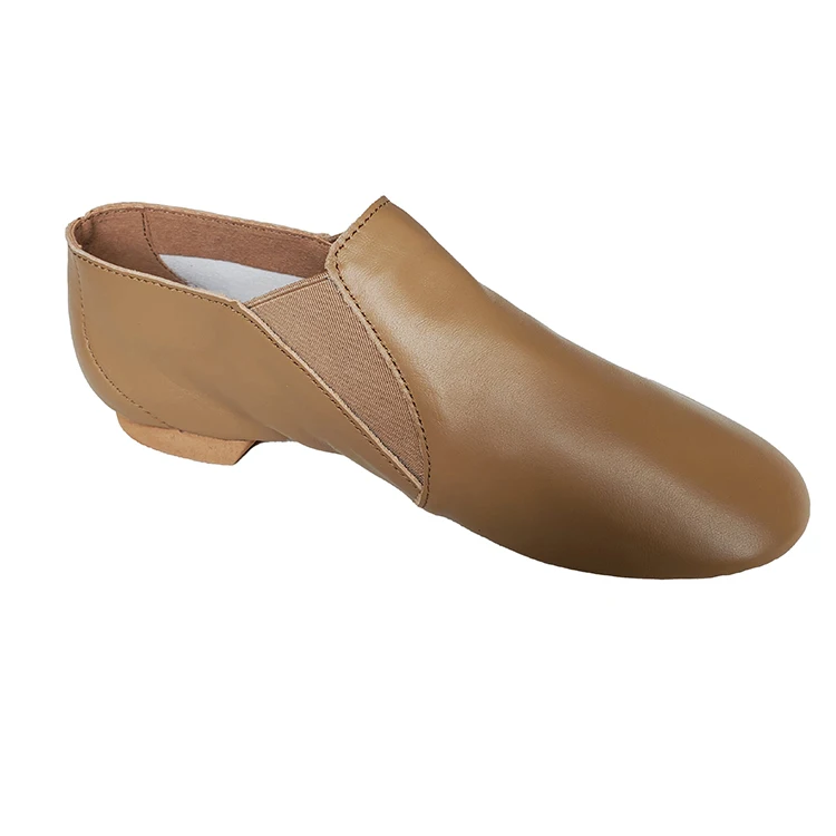 
Hot selling leather man dance lace up jazz shoes on both sides 