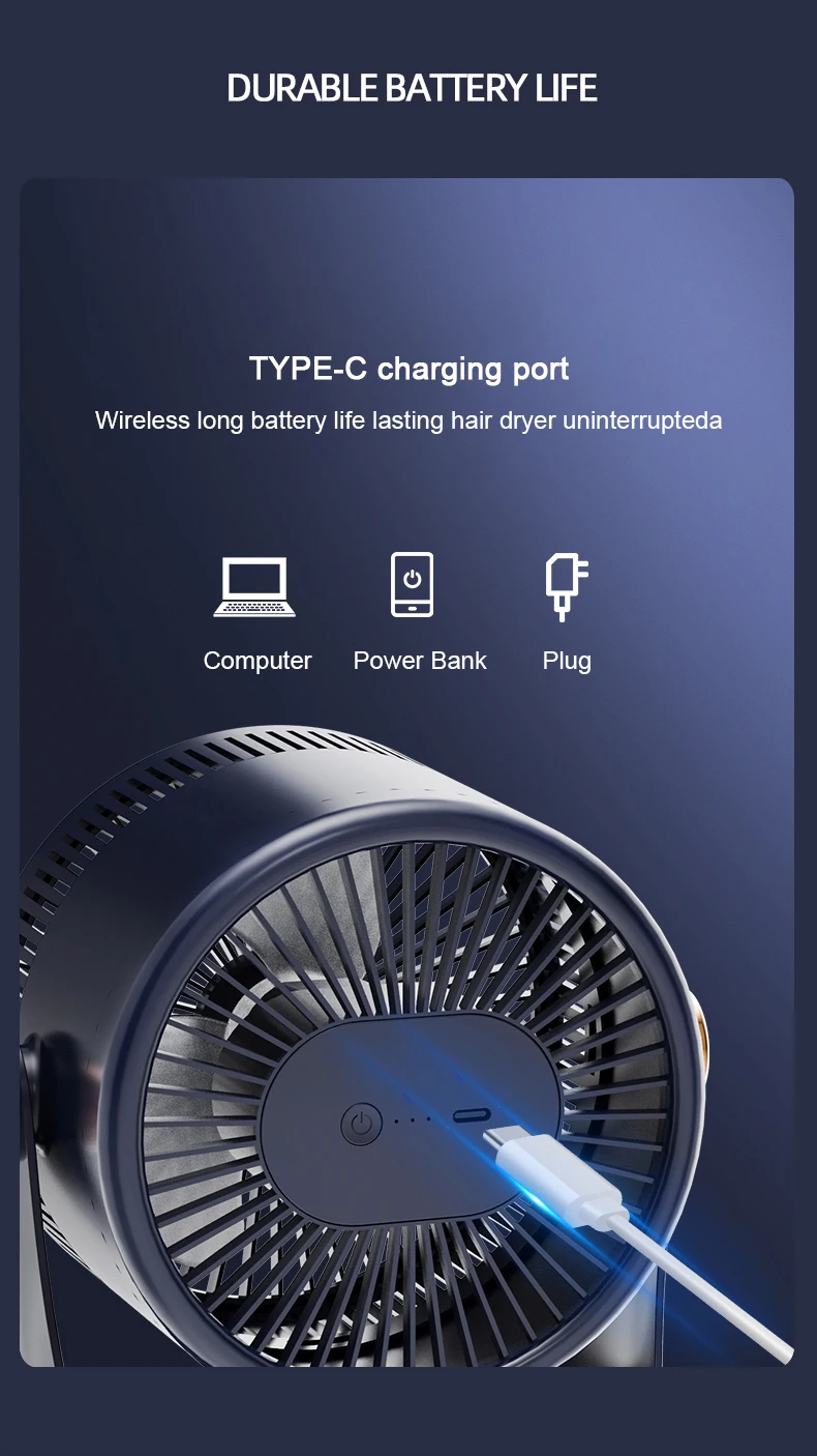 The New Listing Modern 2 In 1 6 inch AC Mounted Good Quality Wall Fan 360 Degree Adjustable Smart Table Fan